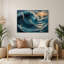 Art mural gris côtier de luxe côtier-1594567071