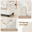 Canapé modulaire en suède luxueux-1311024645