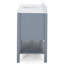 Meuble-lavabo simple 49 po avec plateau en marbre Devyon