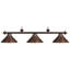 Luminaire suspendu linéaire à 3 lumières pour table de billard Bowdon par RAM Game Room-2054714701