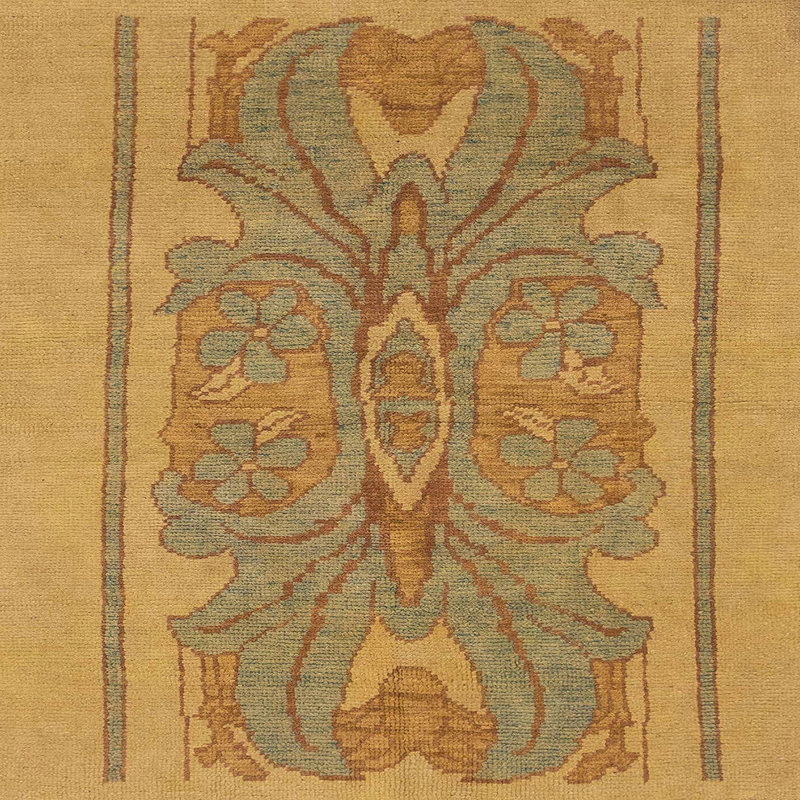 Tapis abstrait moderne 1687, Carré 3 pi