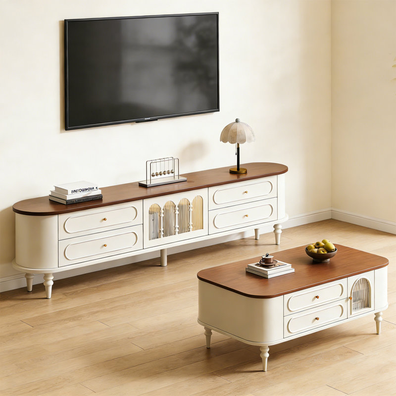 Meuble télé de rangement de style français