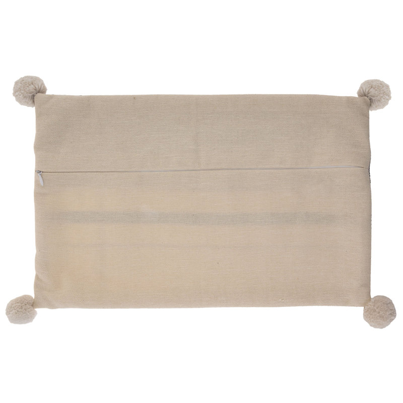 LISBON POM POM PILLOW COVER  LUMBAR