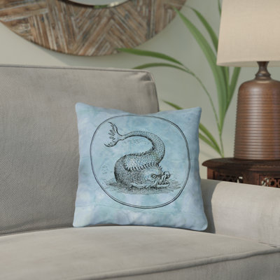Katelyn Smith Leather/Suede Reversible Throw Pillow