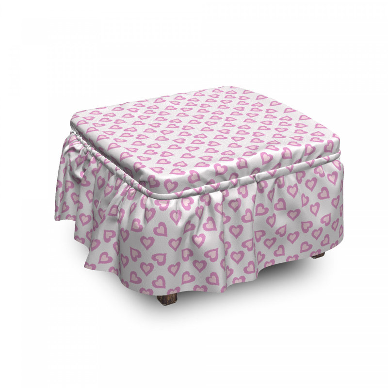 Box Cushion Ottoman Slipcover