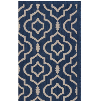 Tapis d'intérieur / extérieur à motif géométrique Herefordshire Performance