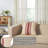 Yuletide Burlap Fringed Cotton Reversible Throw Pillow-314657777