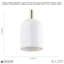 Rajeev 1 - Light Cylinder Pendant