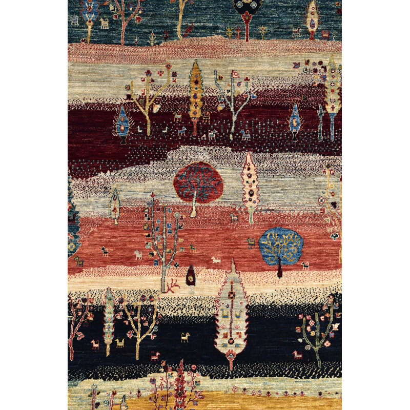 Landscape Gabbeh One-of-a-Kind 6'3" X 9' Area Rug