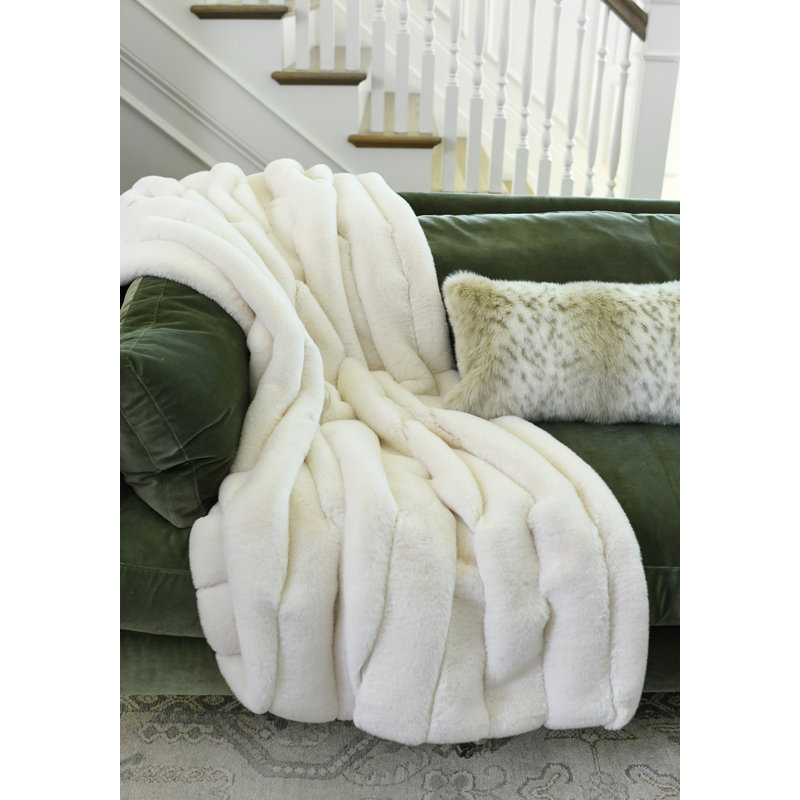 Faux Fur Posh Throw