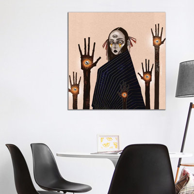 The Hand Reader 1 Piece Wrapped Canvas Wall Art
