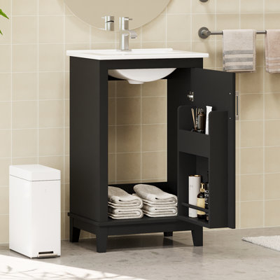 20" Bathroom Cabinet 1 Door