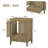 23.6'' Single Bathroom Vanity Base Only