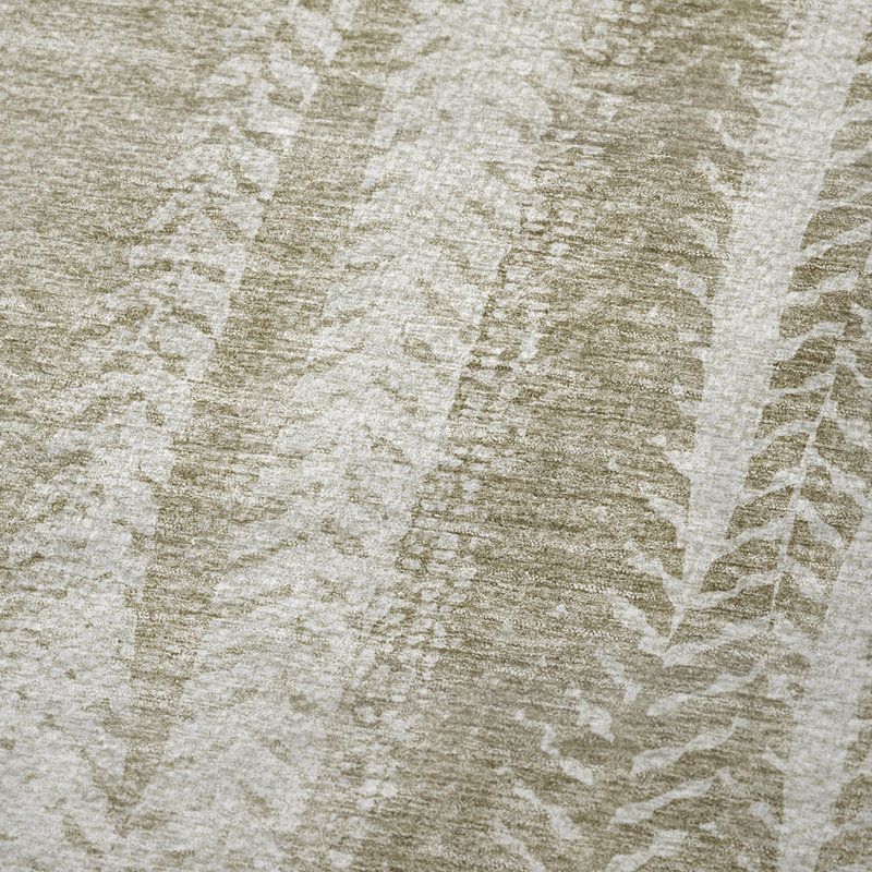 Jeté à rayures Addison Sherpa ASB694, Beige