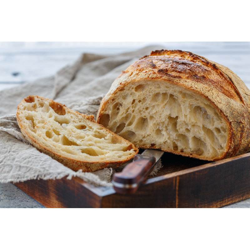 Artisanal Wheat Bread by SMarina - Wrapped Canvas Print, 30cm H x 46cm W x 3.8cm D