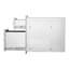 Tiroirs de rangement encastrés pour îlot de cuisine à 2 niveaux en acier l 13 po x H 20,5 po x P 21 po VEVOR