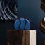 Vase floral bleu 3 pièces