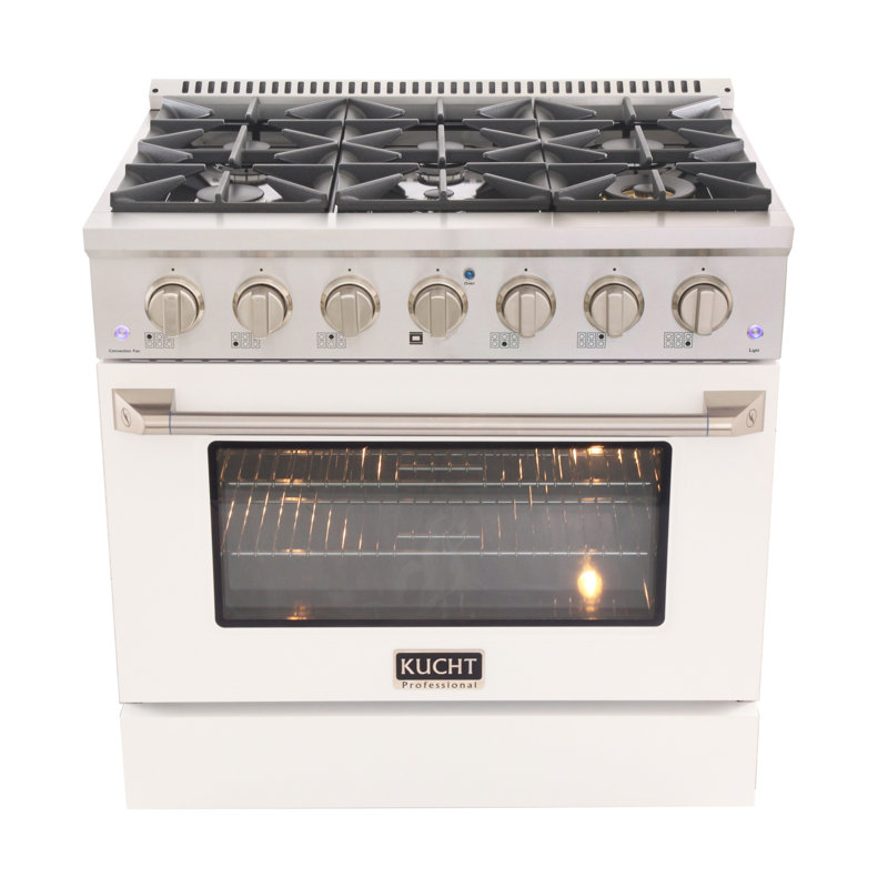 36" 5.2 Cu. Ft. Freestanding Gas, White, Liquid Propane
