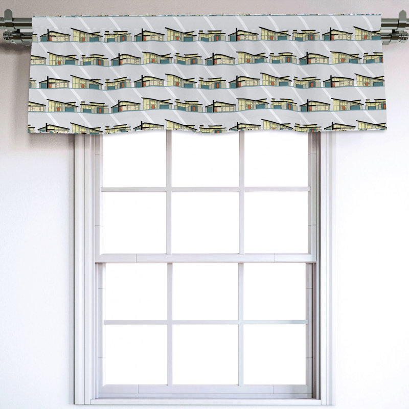 Sateen Ruffled Window Valance