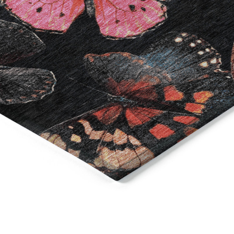 Machine Washable Indoor/Outdoor Huseby ACN2201 Animal Rug, Rectangle 2'6" x 3'10"
