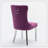 Modern Glam Velvet Upholstered Dining Chair with Pull Ring (Set of 2)-1646401604-1646401631