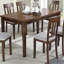Ensemble de table de salle à manger 7 pièces Transitional Style