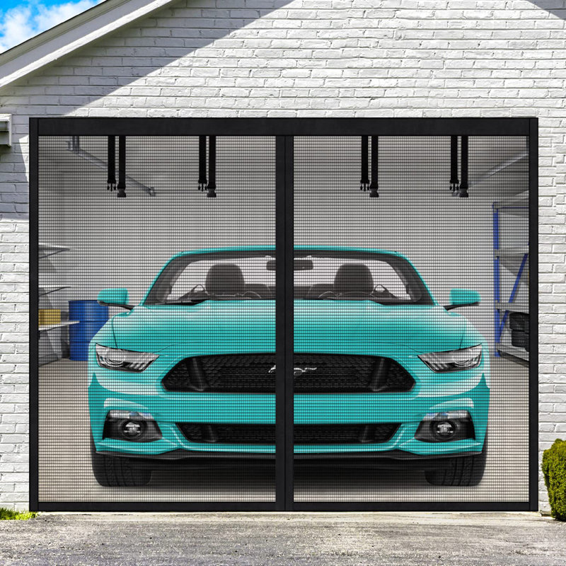 Magnetic Mesh Screen, 84" H x 96" W x 1" D