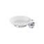Deltana BBN2012-26 Nobe Series Frosted Glass Soap Dish Polished Chrome
