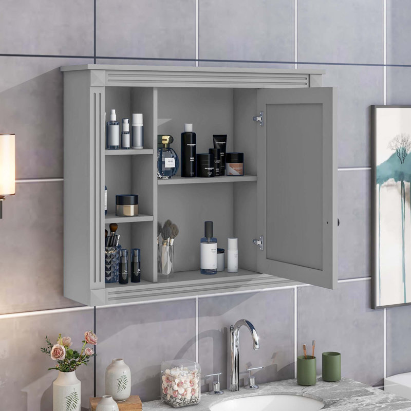 Nelli Bathroom Cabinet, Gray