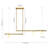 3 - Light Kitchen Island Linear Pendant-592586131