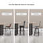 Tabouret de bar rotatif Daiah