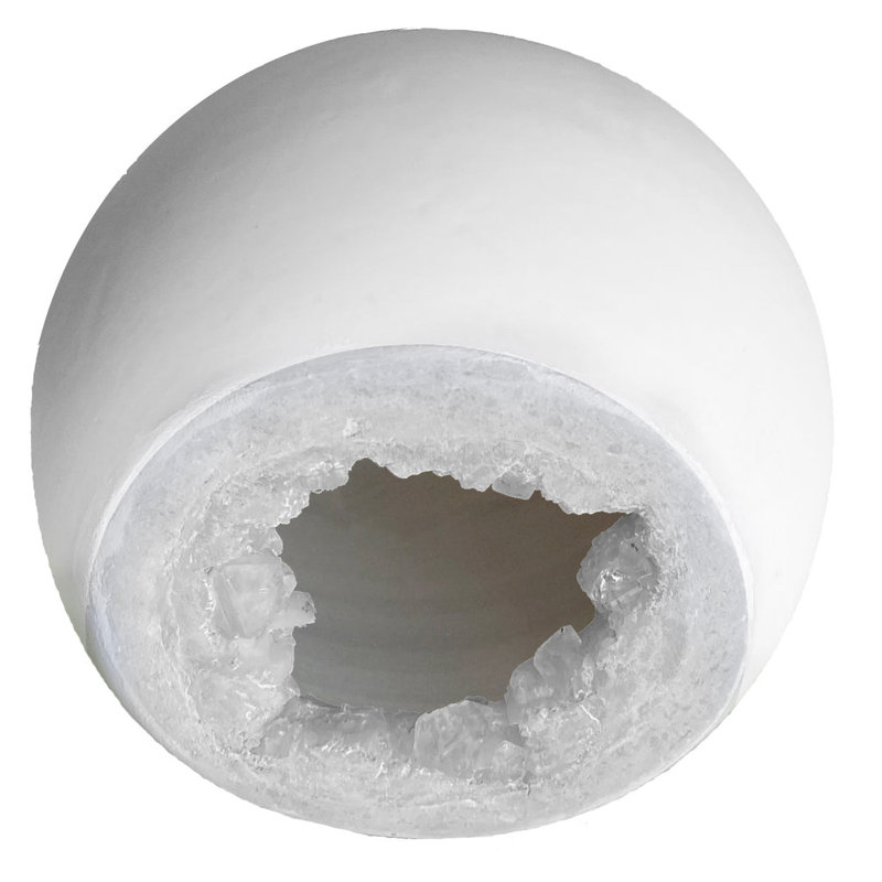8 - Light Crystal Chandelier, 36" H x 24" W x 24" D, Black, White