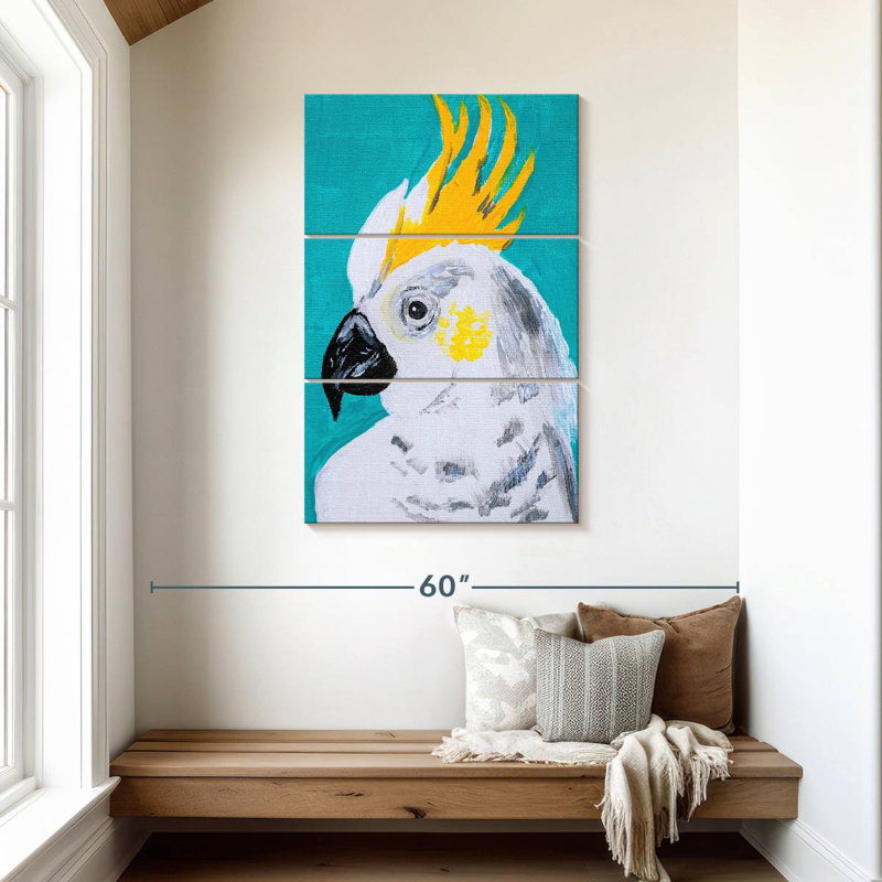 Brampt Noisy As A Cockatoo, 45" H x 28" W
