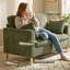 2 Seater Corduroy Loveseat