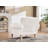 Carri 41.75" Oversized Modern Upholstered Accent Chair with Recessed Arms Solid Wood Legs for Living Room-583106703
