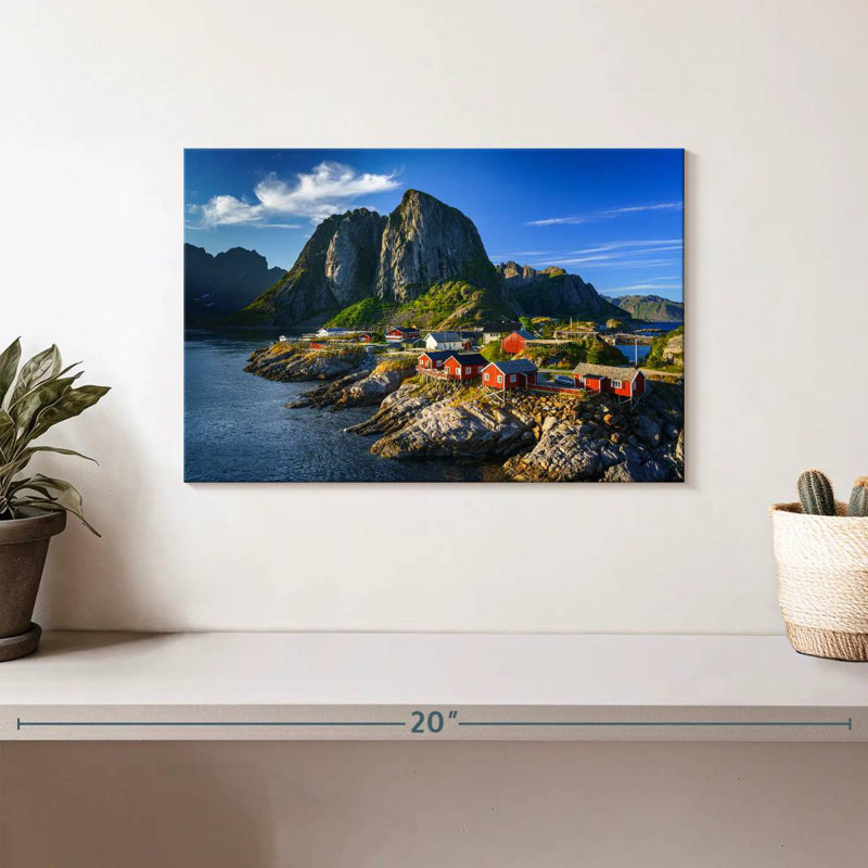 Nicci, Norvège, paysage, H 8 po x l 12 po