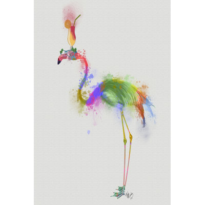 Rainbow Splash Flamingo 1