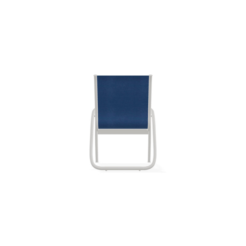 Fauteuil de patio Gardenella, Neige texturée, Cobalt 35D Sunbrella®