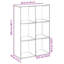 Sazya 69.5cm W Bookcase-1359547482-1359547472
