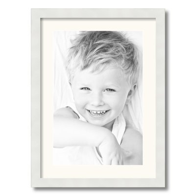 Wood Matte Picture Frame with Mat