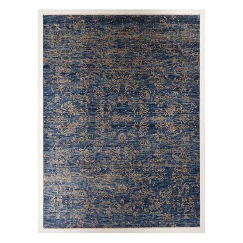 Handmade Cotton and Wool Oriental Area Rug