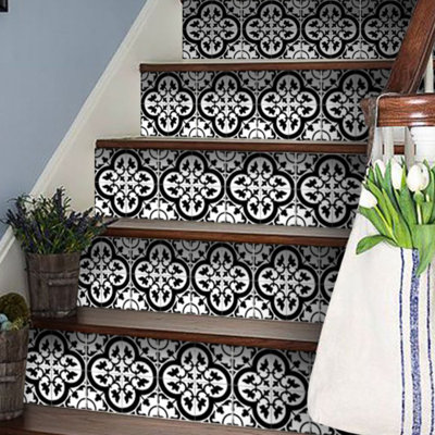 4'' W x 4'' L Vinyl Peel and Stick Mosaic Tile