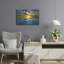 «Sunset Lake Reflection Blue Yellow Skyscape» par Ezra Tanner-807782649
