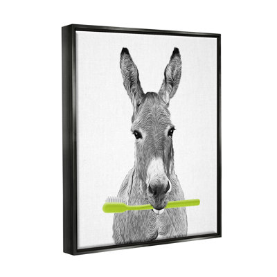 «Donkey Toothbrush», animal rigolo par Annalisa Latella, impression