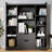 Achnas 39" W x 47" H Storage Bookcase with 10 Cubes and 2 Drawers-306577636