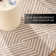 NICOLE MILLER NEW YORK Patio Country Ombre Geo Outdoor Area Rug, Beige/Cream