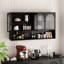 Rangement mural 47,25 po à quatre portes pour armoire murale en verre-1179991790