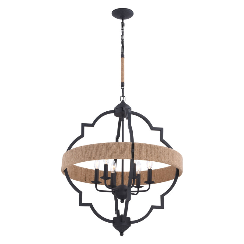 Luminaire suspendu simple Keeble, H 30 po x l 25 po x P 25 po