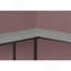 Bureau d'ordinateur, bureau personnel, coin, L 58 po, forme en L, travail, ordinateur portable, stratifié, métal, contemporain-1506006767-1506006766