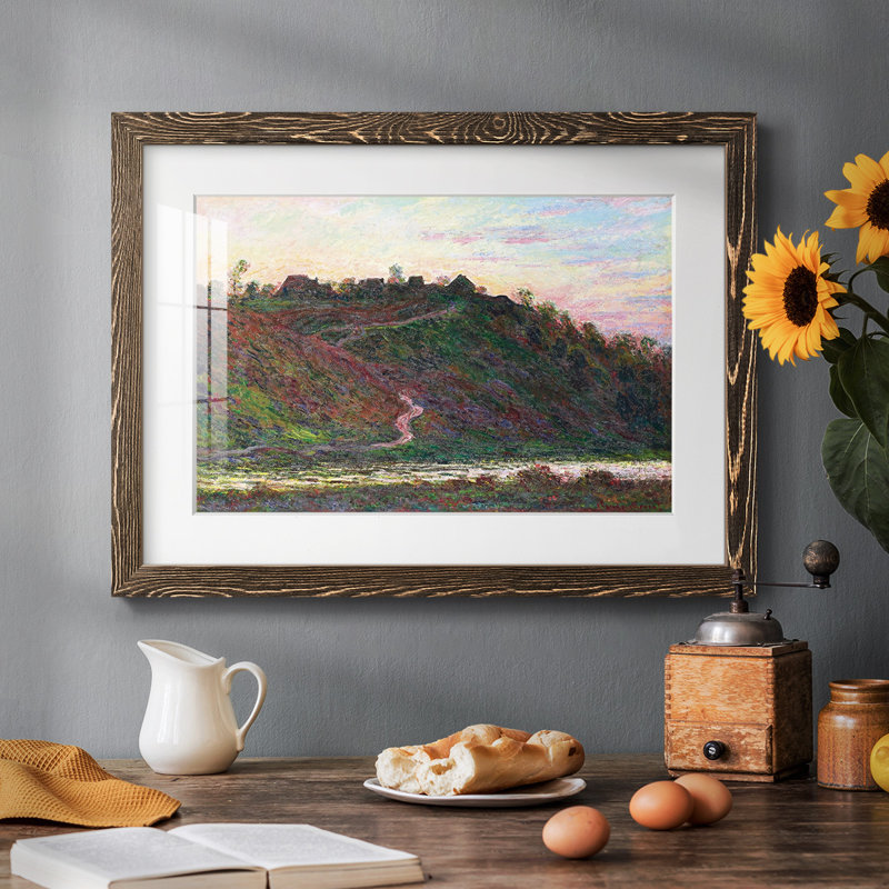 Le village de La Roche, H 18 po x l 26 po x P 1,5 po, Noyer